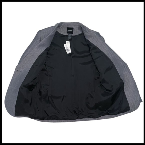 Smythe Pearl Grey Herringbone 90's Blazer NWT - Picture 8 of 15